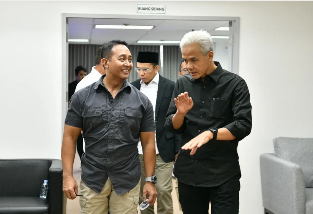 Ganjar Pranowo dan Jend (Purn) TNI Andika Perkasa (Instagram)