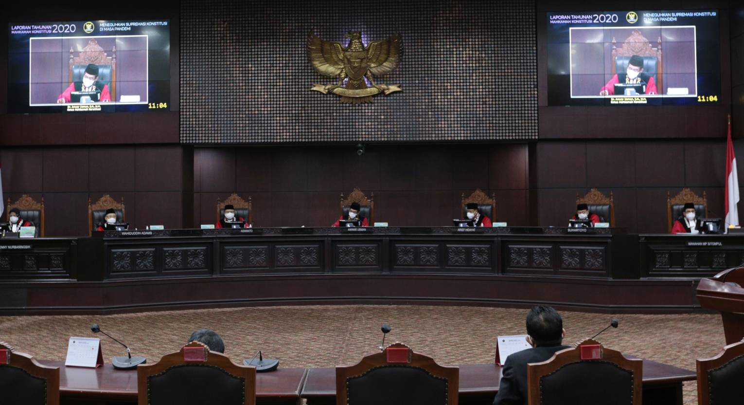 Sidang di Mahkamah Konstitusi (dok MK)