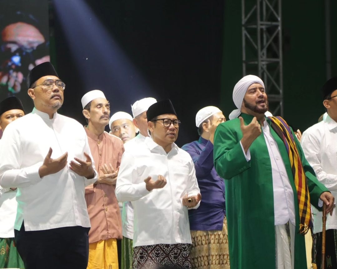 Wakil Ketua Umum Partai Kebangkitan Bangsa (PKB) Jazilul Fawaid bersama bakal cawapres Muhaimin Iskandar (Dok Ig @jazilulfawaid_real)